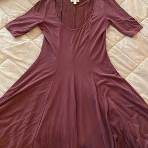 Silence&Noise size M berry colored flowy dress